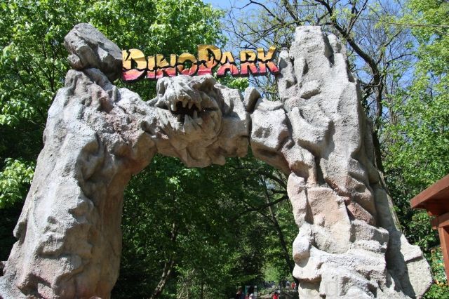 Dinopark - Vstup do dinoparku